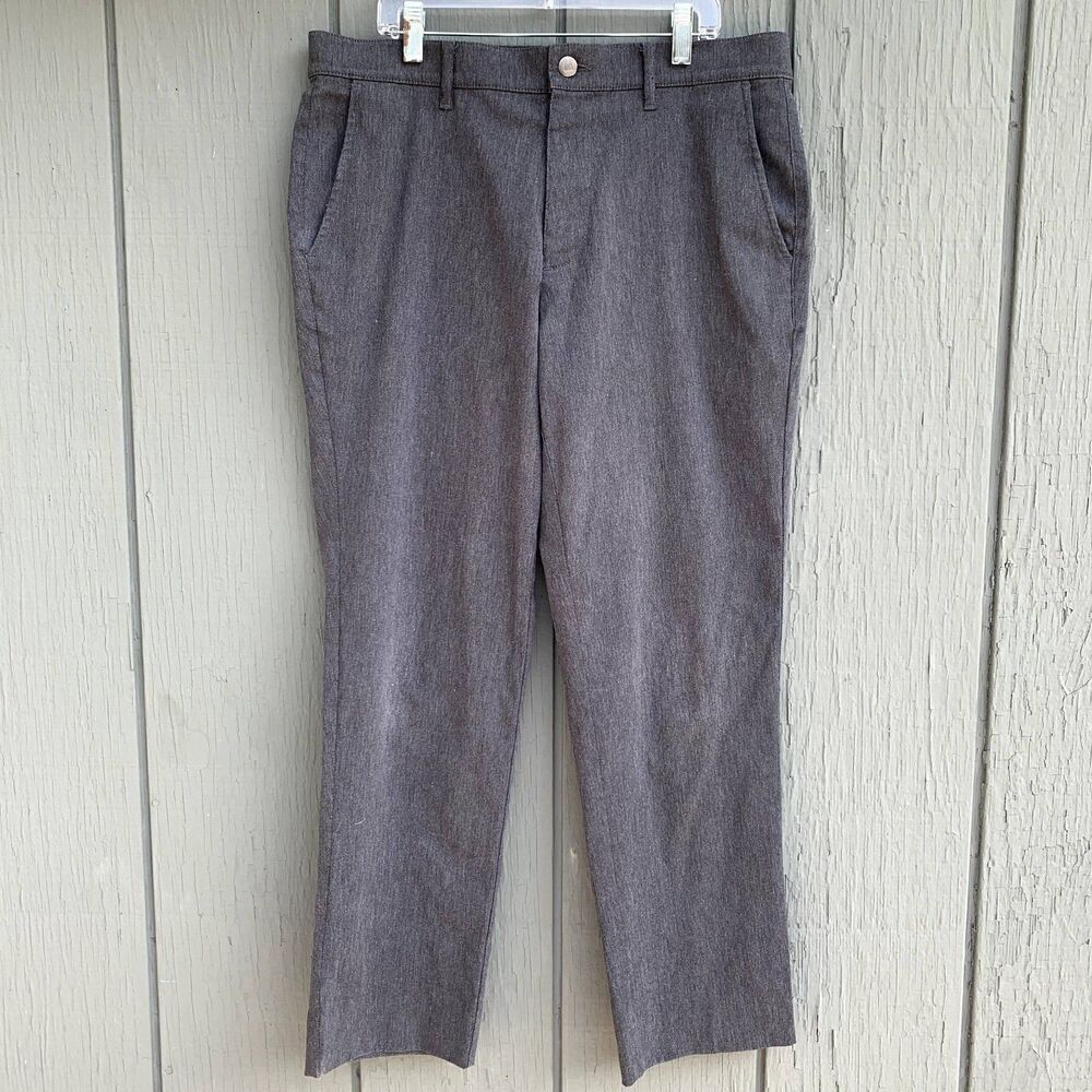 Mizzen and Main Men's Gray Chino Dress Pants Size 32 x 28